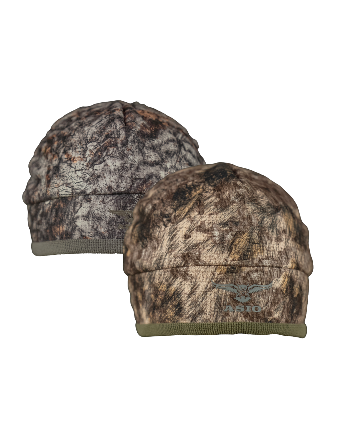 ASIO Gear Sherpa Neck Gaiter in Raptor and RAPX camo for cold weather concealment