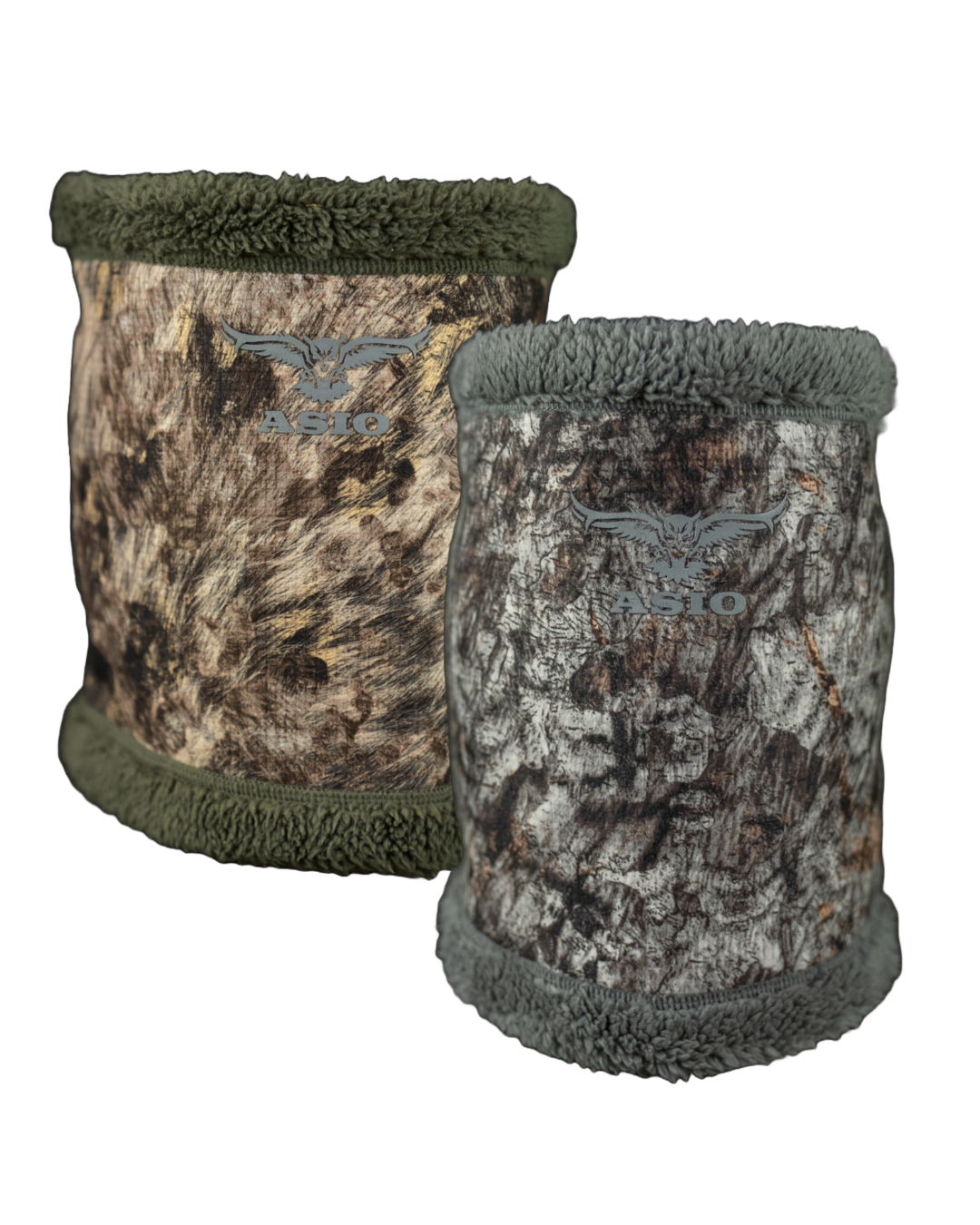ASIO Gear Windproof Beanie in Raptor and RAPX camo for late season whitetail bowhunters