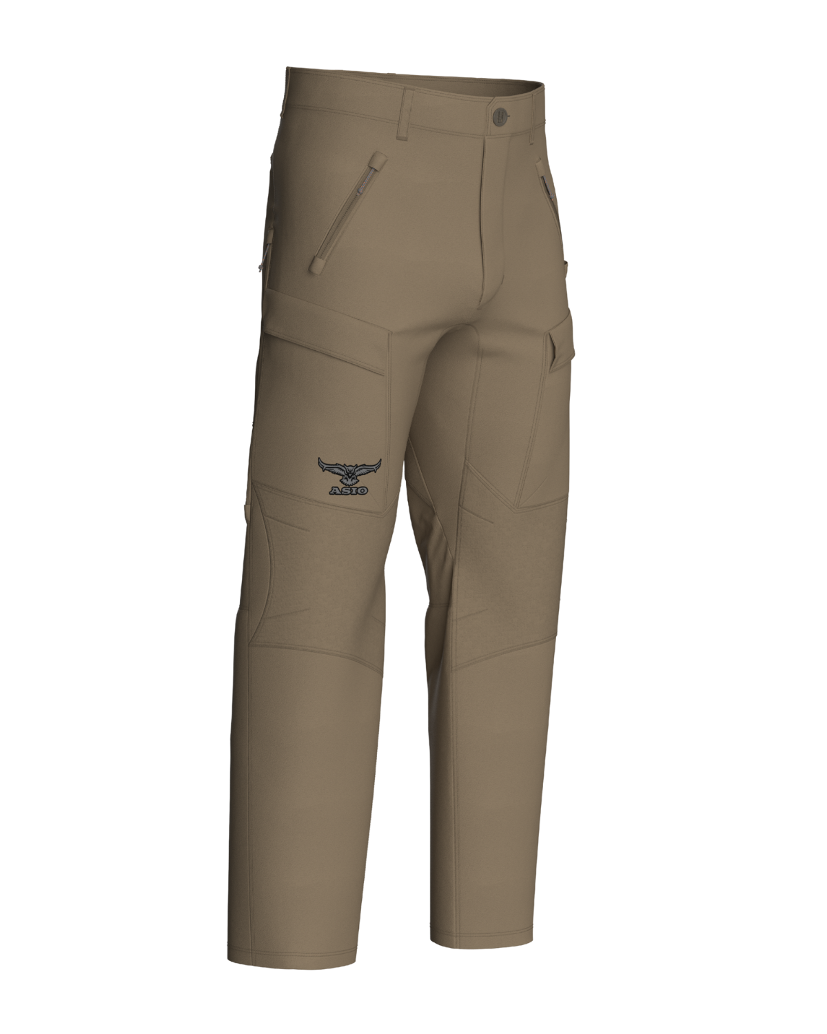Midweight Bomb Pant in brown solid color for mid-season bowhunting and treestand mobility