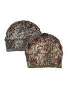 ASIO Gear Midseason windproof sherpa Beanie in Raptor and RAPX camo for bowhunters
