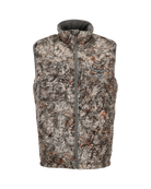 camo whitetail bowhunting vest for late season hunting with full style collar
