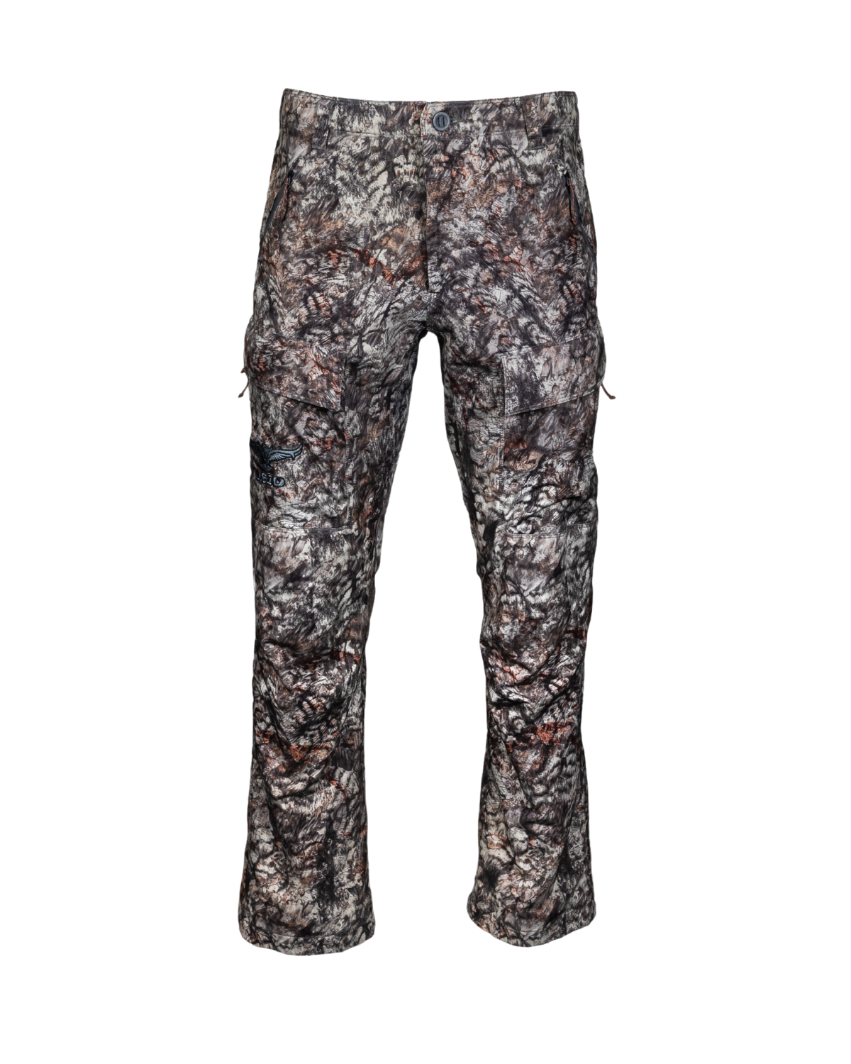 ASIO Gear lightweight early season breathable hunting pant in Raptor camo for treestand and bowhunting concealment