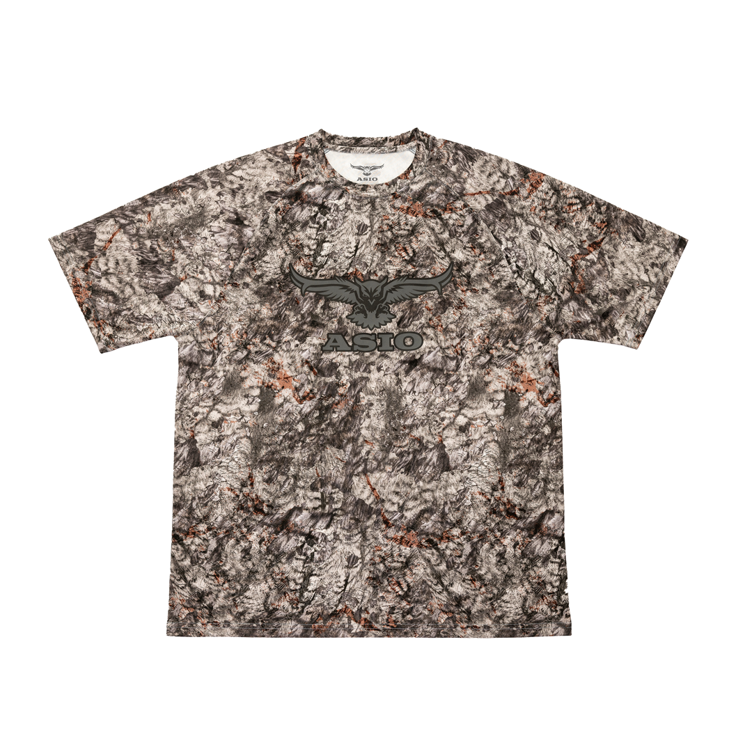 Short Sleeved Dri-fit Hunting Camo T-shirt